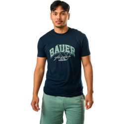 Bauer Collegiate SS Tee s25 Sr Navy