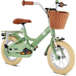 Puky 12" Kinderfiets Youke in Retro Groen