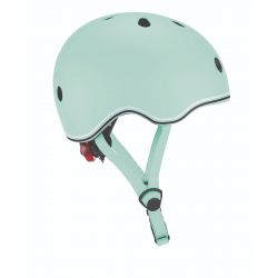 Globber Helm Go up met Lichtjes in Pastel Groen