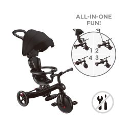 Globber Trike 4 in 1 in Black