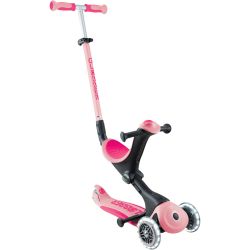 Globber Go Up Deluxe Flash Lights Pastel Pink