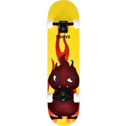 Move Skateboard 31" Fire in Geel