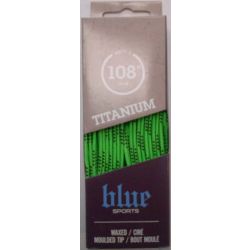 Blue Sports Wax Lace Lime Green