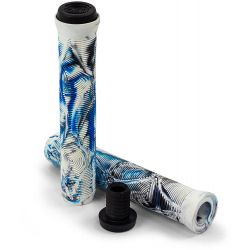 Slamm Team "Swirl" Stuntstep Handvaten / Grips in Arctic Wit