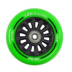 Slamm Nycore 110mm Nylon Stuntstep Wiel in Groen met Zwarte Kern