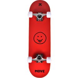 Move Skateboard 28" Smile in Rood