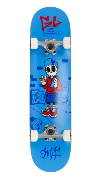 leugenaar beet Bad Enuff Skully 29.5" Complete Skateboard in Blauw online kopen? | SkateTown.nl
