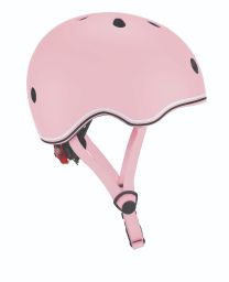 Globber Helm Go up met Lichtjes in Pastel Roze