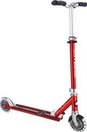 Globber Flow Element Lights Chrome Red