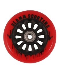 Slamm Nycore 110mm Nylon Stuntstep Wiel in Rood met Zwarte Kern
