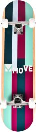 Move Skateboard 31" Stripes in Paars