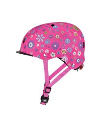 Globber Kinderhelm met LED lichtjes in Roze