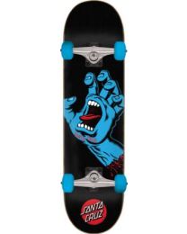 Santa Cruz Skateboard Screaming Hand in Zwart en Blauw 8"